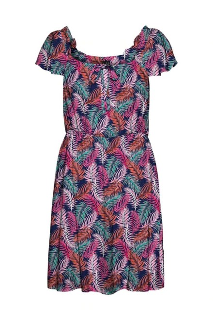 Рокля Vmeasy Ss Sht Smk Dress Wvn Ga 10263302 c-n10 black/tropic