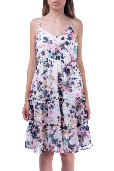 Рокля Vmkaya Short Singlet Frill Dress Wvn  Ga 10267345 11-0602 tcx snow white