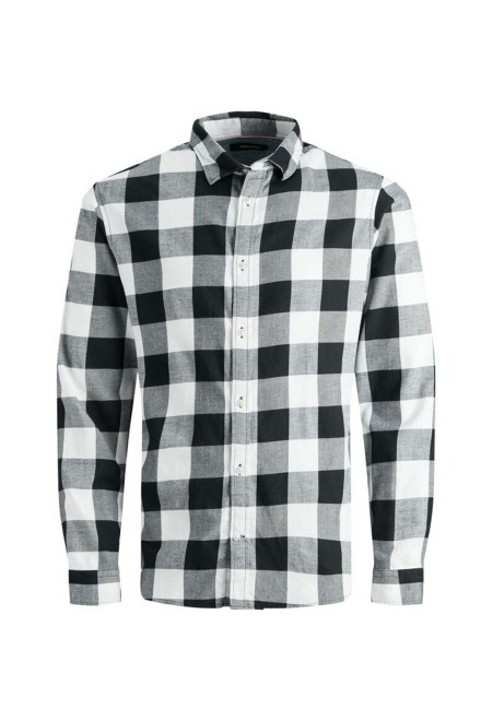 Риза Jjegingham Twill L/S 12181602 11-0701 TCX whisper white