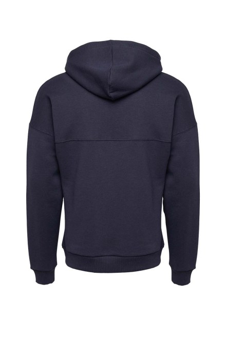 Суитшърт Carter Wool Hoodie LDM201081 460215-dark navy/ivory