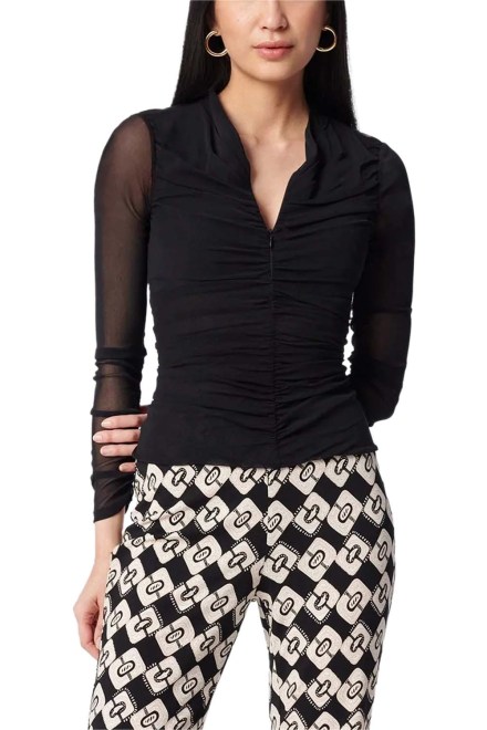 Top Dvf Julie Top DVFBL3Q001BLACK R1400 black