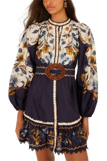 Рокля Mini 368912-26051 golden nature navy blue