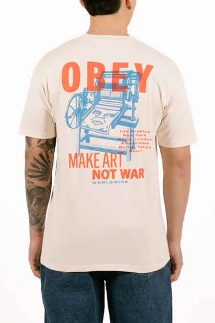 T-Shirt Printing Press Make Art 165264061 CRM cream