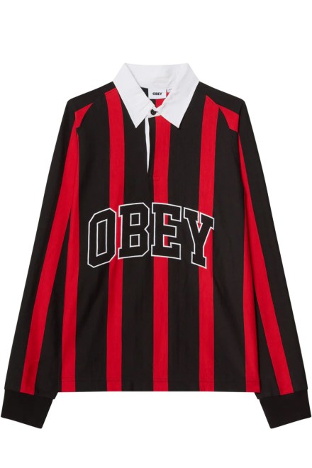 Polo Landon Stripe Ls 131040060 BKM black multi