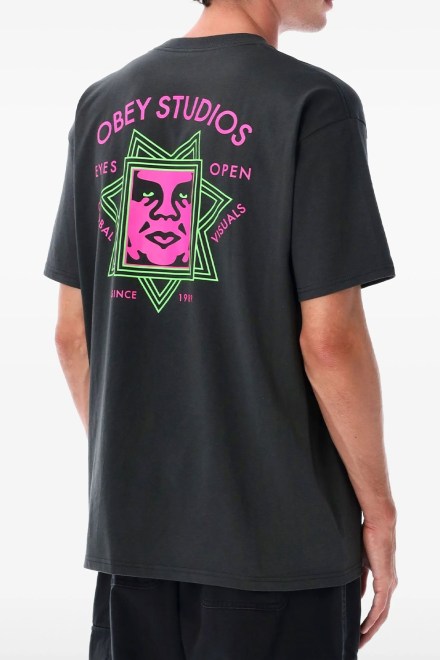 T-Shirt Global Visuals 165264232 VBL vintage black