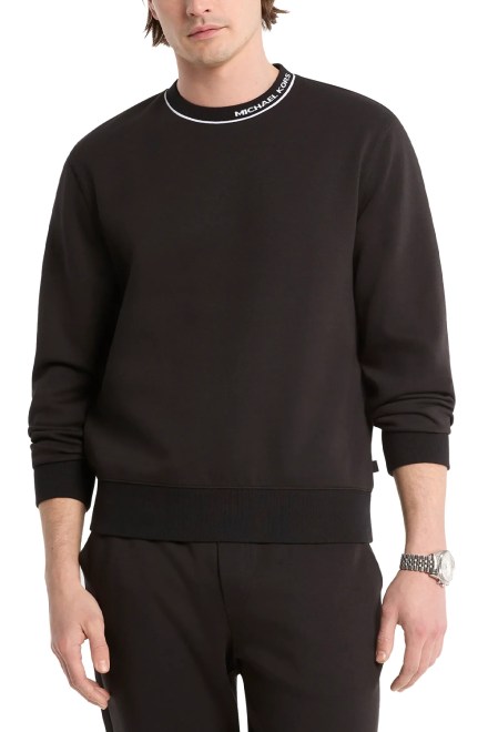 Суичър Logo Rib Crew CT652G25MF 001 black