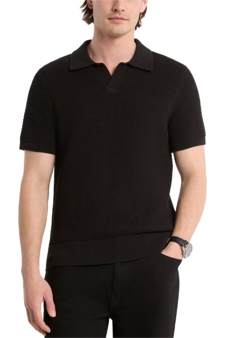 Polo Txtr Johnny Collar CT660L5H8N 001 black