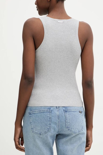 Top Gry Mlnge Racer Back Tank MR561567BX 036 pearl hthr