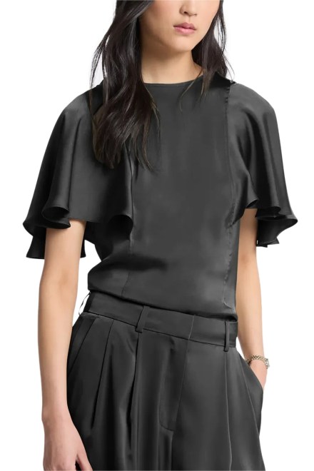 Top Cape Sleeve MT6411QAYJ 001 black