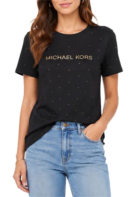 T-Shirt Classic Mk Stud MT6524Y97J 001 black