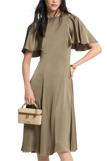 Рокля Cape Sleeve Midi MT683KYAYJ 305 safari green