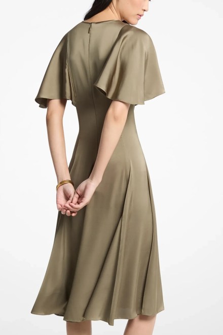 Рокля Cape Sleeve Midi MT683KYAYJ 305 safari green