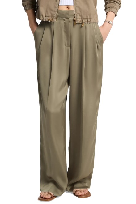 Панталон Satin Wide Leg MT530VRAYJ 305 safari green