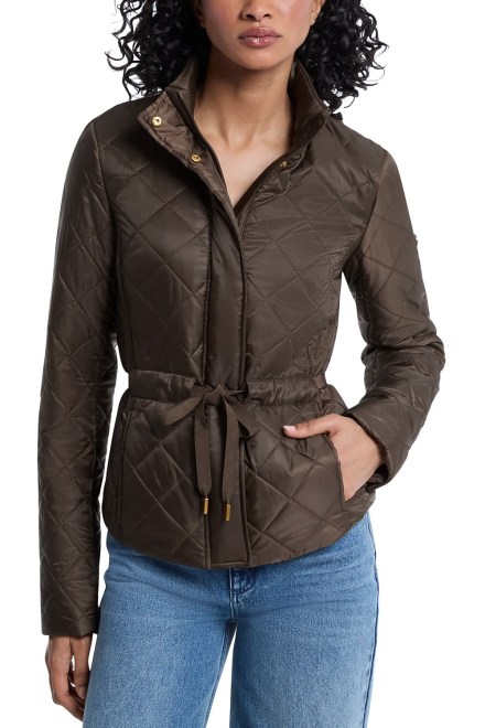 Яке Eco Belted Puffer MT520IB3SB 201 chocolate