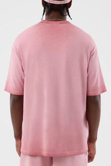 T-Shirt Mlb Washed Logo Neyyan 60856151 680 pastel pink