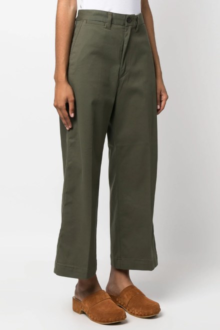 Pants Wd Lg Chno-Cropped-Flat Front 211873988006 300 green