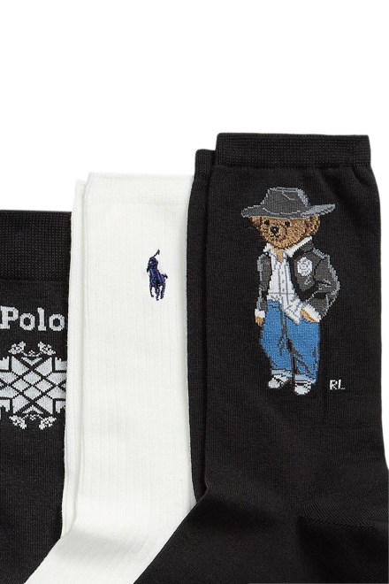 Чорапи (Pack of 3) Bci Cotton-Ho Tx Br-Crw 455P18210001 001 black