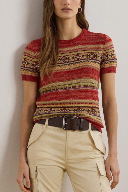 Плетено Eyelah-Short Sleeve 200971321001 600 red