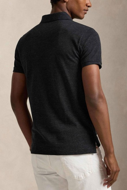 Polo Basic Mesh-Ssl-Knt 710680784201 001 black