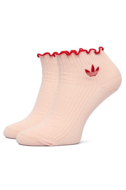 Чорапи (Pack of 2) 1/4S Ruffle Crewht/Sanpin KR3430 beige