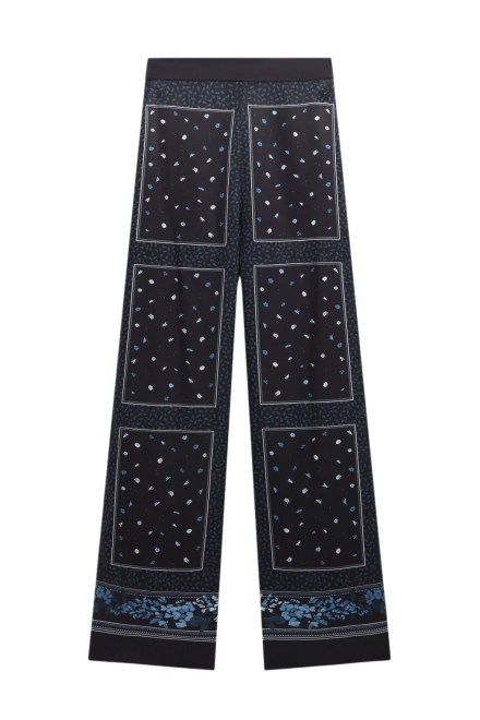 Панталон Brani Printed Wide Leg 281470 black
