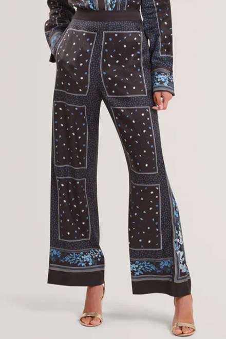 Панталон Brani Printed Wide Leg 281470 black