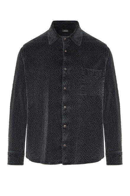 Риза Corduroy Shirt DLMS000161 vintage black