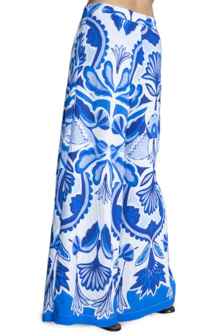 Панталон Printed Zip Culotte SS64113KF 1035 multicolored blue