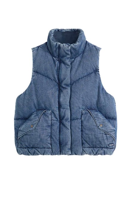 Яке Western Bubble Vest Dark Indigo Worn In A85260005 city worn ow
