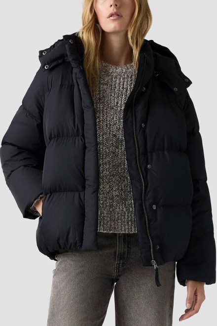 Яке Tate Bubble Puffer 006RQ0001 anthracite night nylon