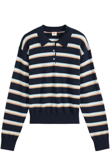 Polo Super Soft 007VY0003 jade stripe navy blazer