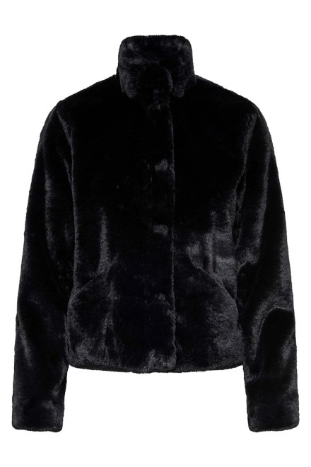 Палто Onlnewvida Life Faux Fur 15295423 C-N10 black
