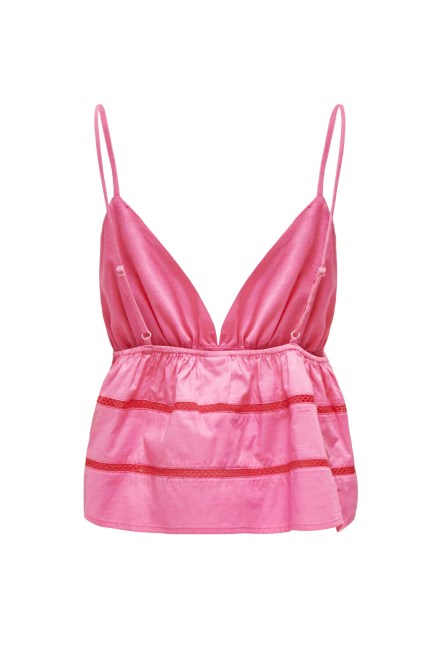 Top Onlrose Holly Singlet Wvn 15319109 17-2519 TCX gin fizz