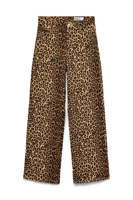 Jeans Vmtessa Hr Wide Stretch Aop 10330128 17-1312 TCX silver mink