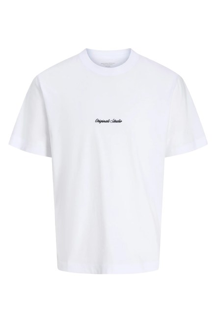 T-Shirt Jornorrebro Emb Ss Crew Neck 12282892 11-0601 TCX bright white