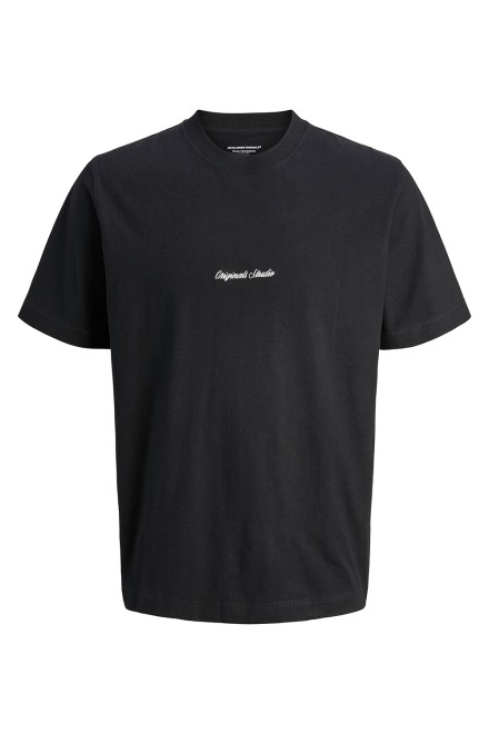 T-Shirt Jornorrebro Emb Ss Crew Neck 12282892 C-N10 black