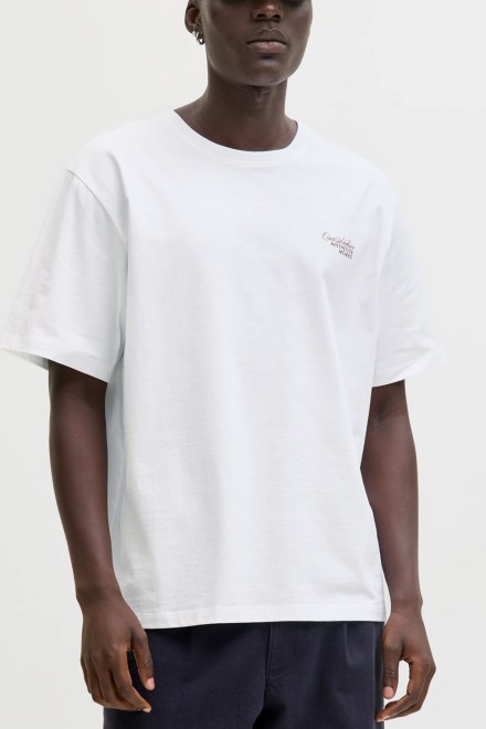 T-Shirt Jjroar Ss Crew Neck 12288099 11-0601 TCX bright white
