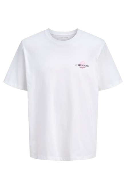 T-Shirt Jjcorals Ss Crew Neck 12288345 11-0601 TCX bright white
