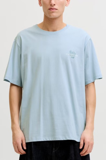 T-Shirt Jjcorals Ss Crew Neck 12288345 14-4210 TCX celestial blue