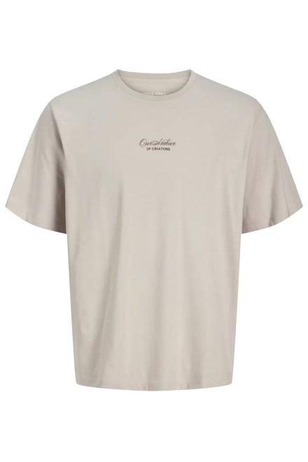 T-Shirt Jjart Print Ss Crew Neck 12288095 13-0000 TCX moonbeam