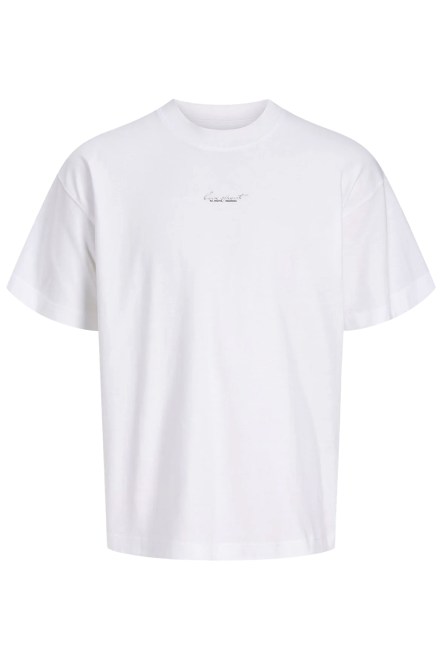 T-Shirt Jcomineral Silver Chrome Ss Crew 12292906 11-0601 TCX bright white