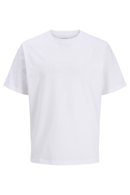 T-Shirt Jorcatskills Minimal Crew Neck Ln 12290315 11-0601 TCX bright white