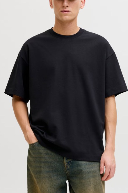 T-Shirt Jjebarron 12298906 C-N10 black