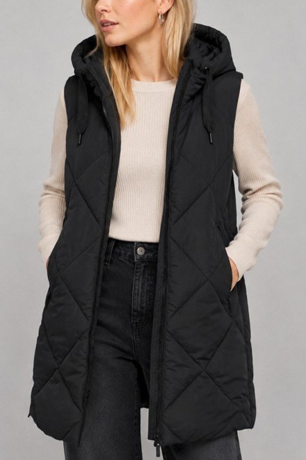 Яке Onlmaggi Hood Waistcoat 15373237 C-N10 black