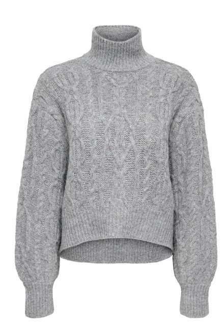 Плетено Onlhilde Short Cable 15375336 BS000087 medium grey melange
