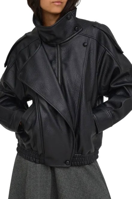 Яке Onlvani L/S Faux Leather 15380880 C-N10 black