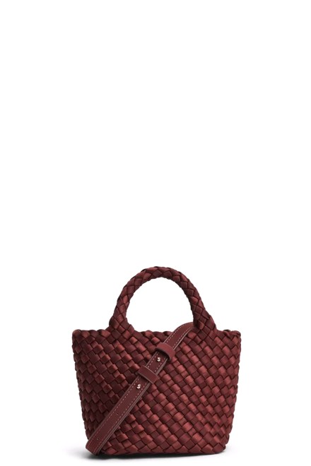 Чанта Mini Fw26 MRR22118 076-inkberry satin stripe