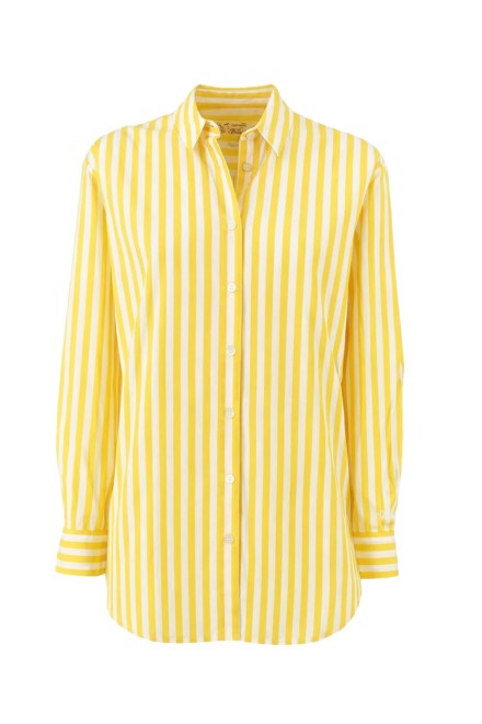 Риза Brigitte BRIG001-00846L cotton stripes mid v gin 92 emb