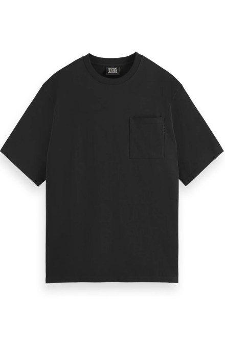 T-Shirt Core-3 Crosses Loose Fit Pocket 179193 0008 black