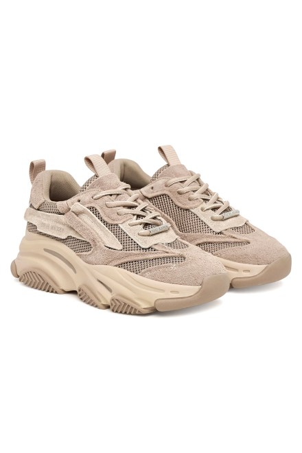 Sneakers 04005 Possession-E 11004652 tgu taupe/gry suede